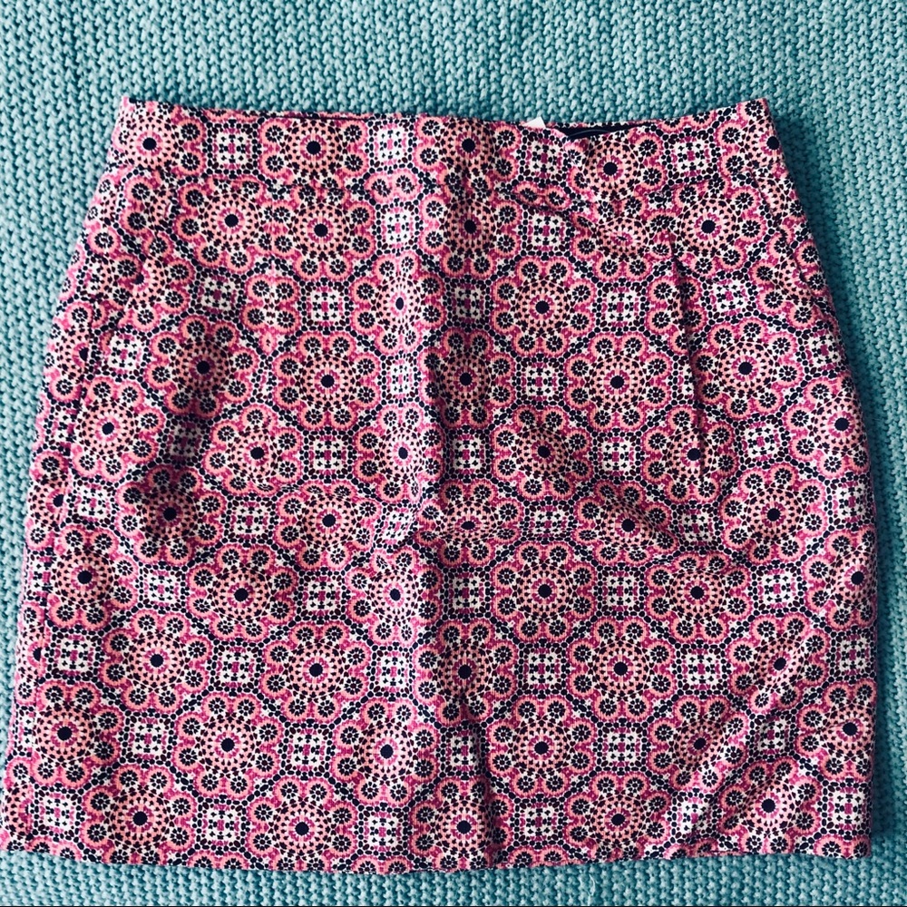 J Crew Kaleidoscope Print Skirt
